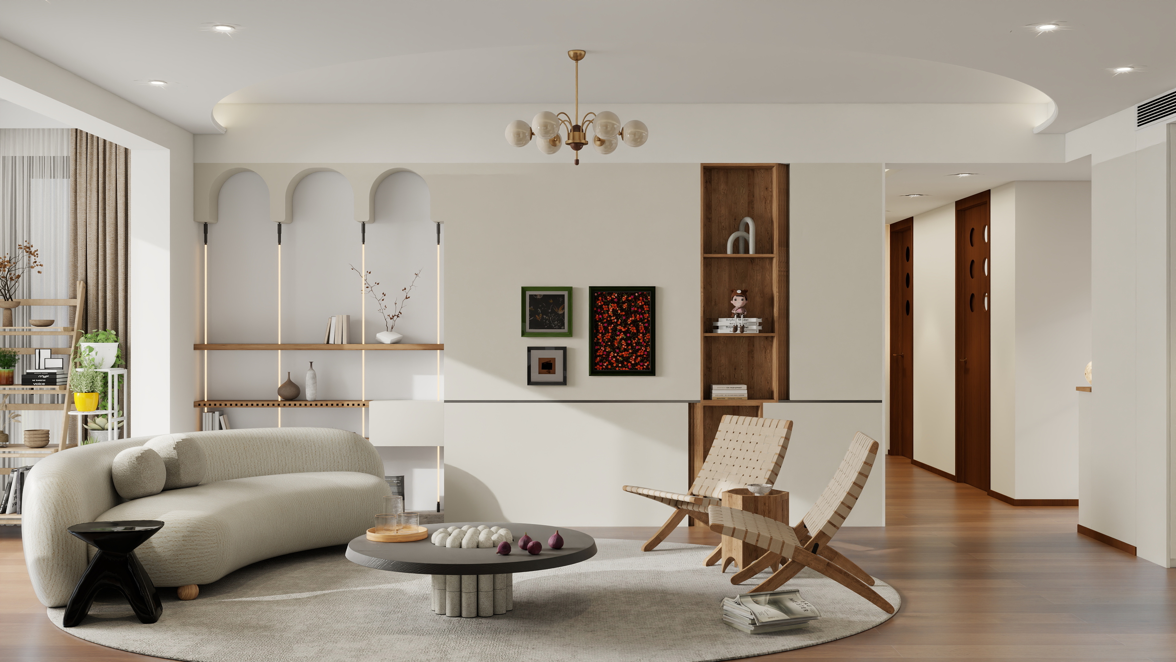 设计师珂源-康馨家园侘寂128㎡4室装修效果图