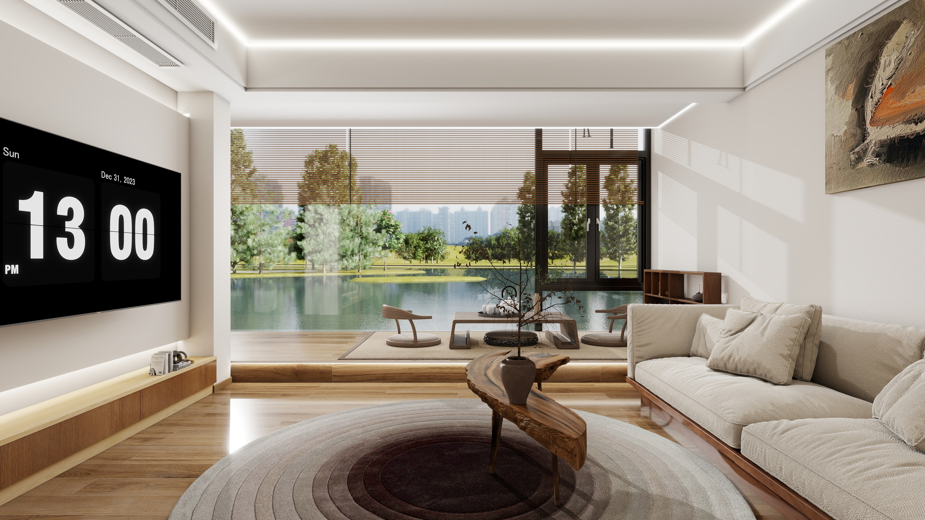 匠程装饰设计-丽雅龙城-极简+原木-装修设计方案