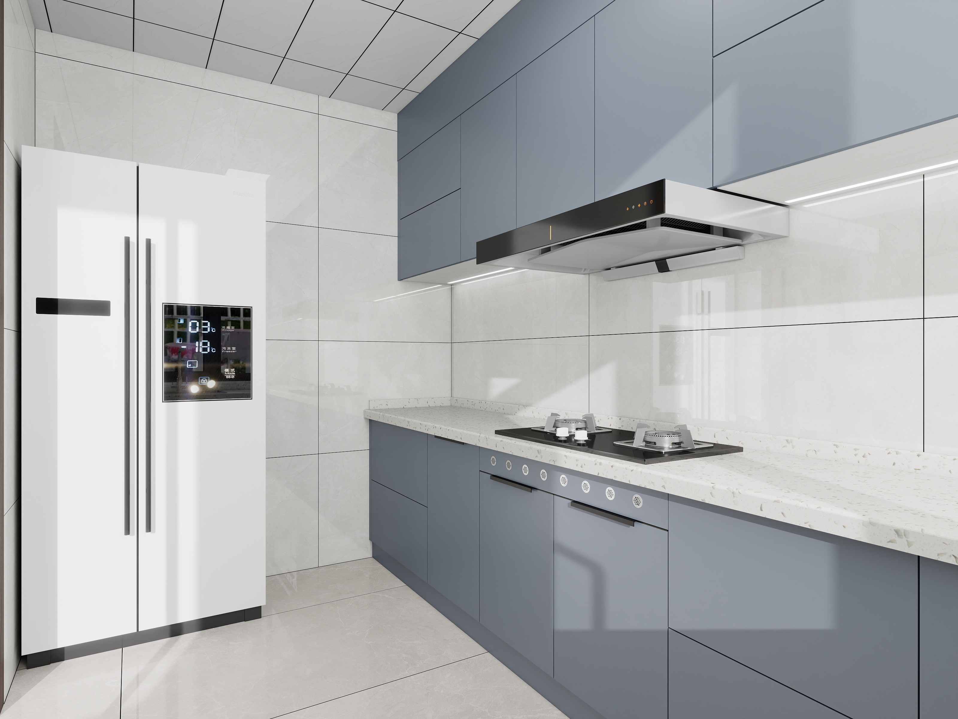 李哈哈室内设计-自建房2层别墅现代简约风格装修装修效果图