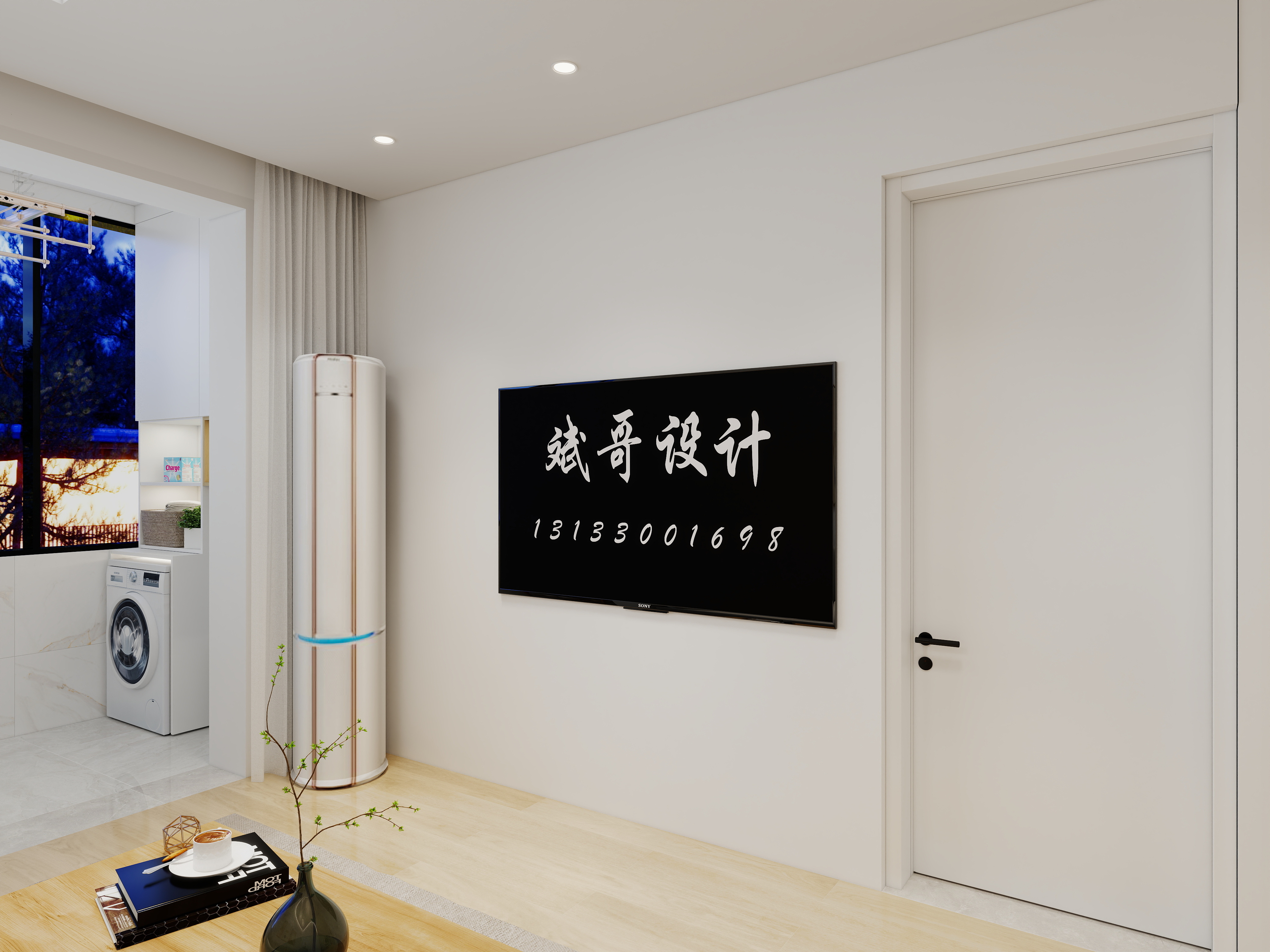 斌哥设计工作室-小资情调极简白-装修设计方案