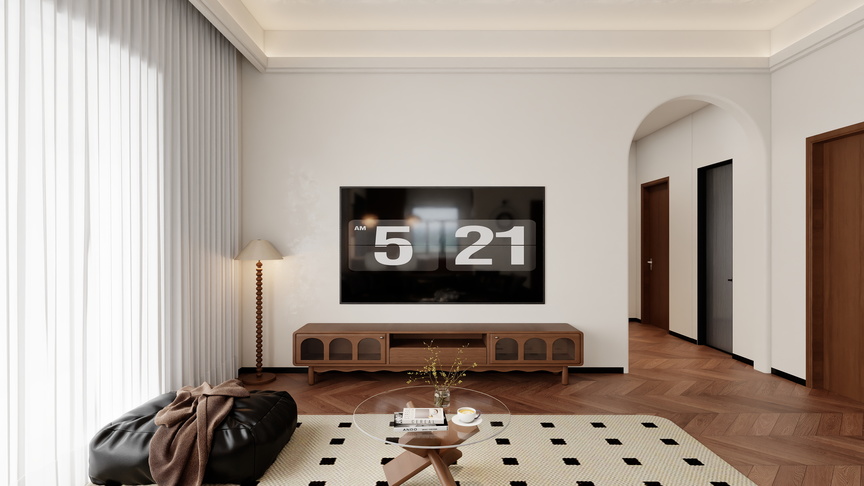 励志成为3d高手-138㎡3室装修效果图