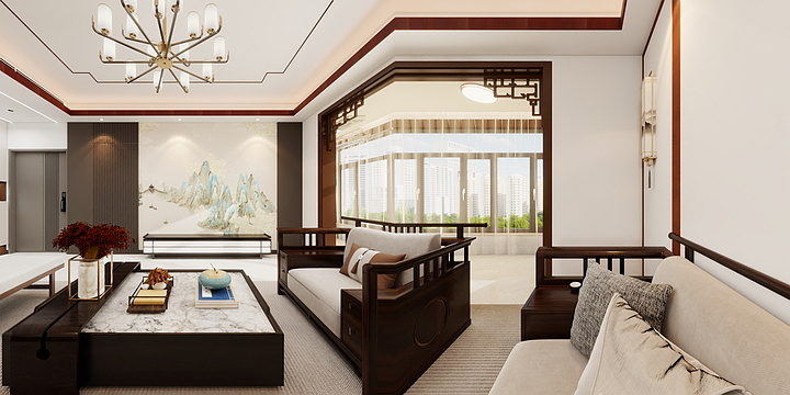 培涛装饰-世和府401-装修设计方案