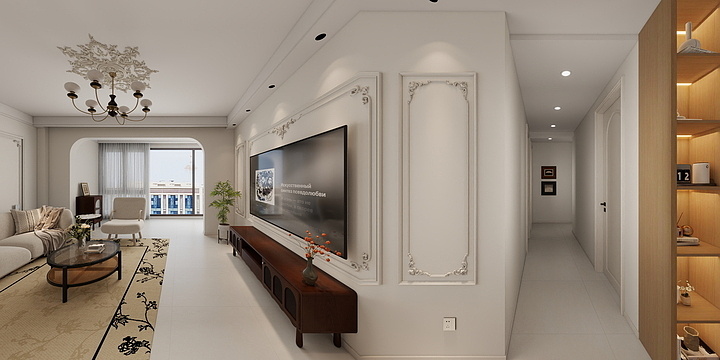 驻马店皓岳装饰工程有限公司-127㎡3室-装修设计方案