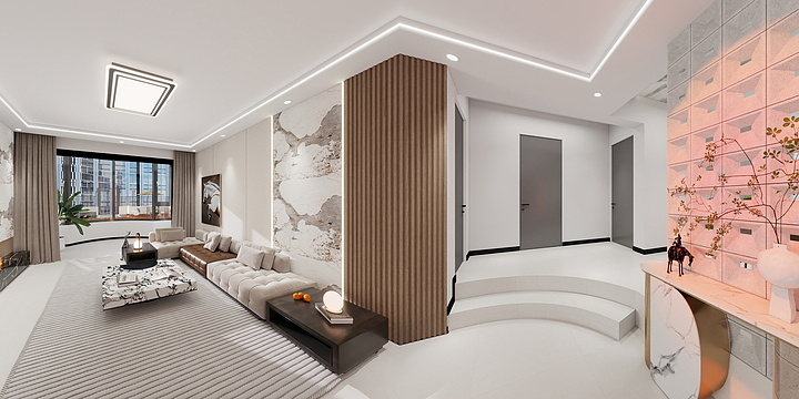 长发的月啊-南风雅园18#1-3-2   123平-装修设计方案