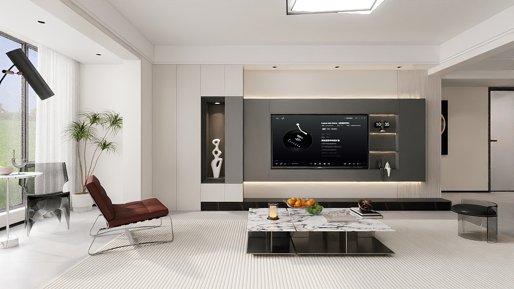 镜像空间设计-翰林华府127㎡4室-装修设计方案