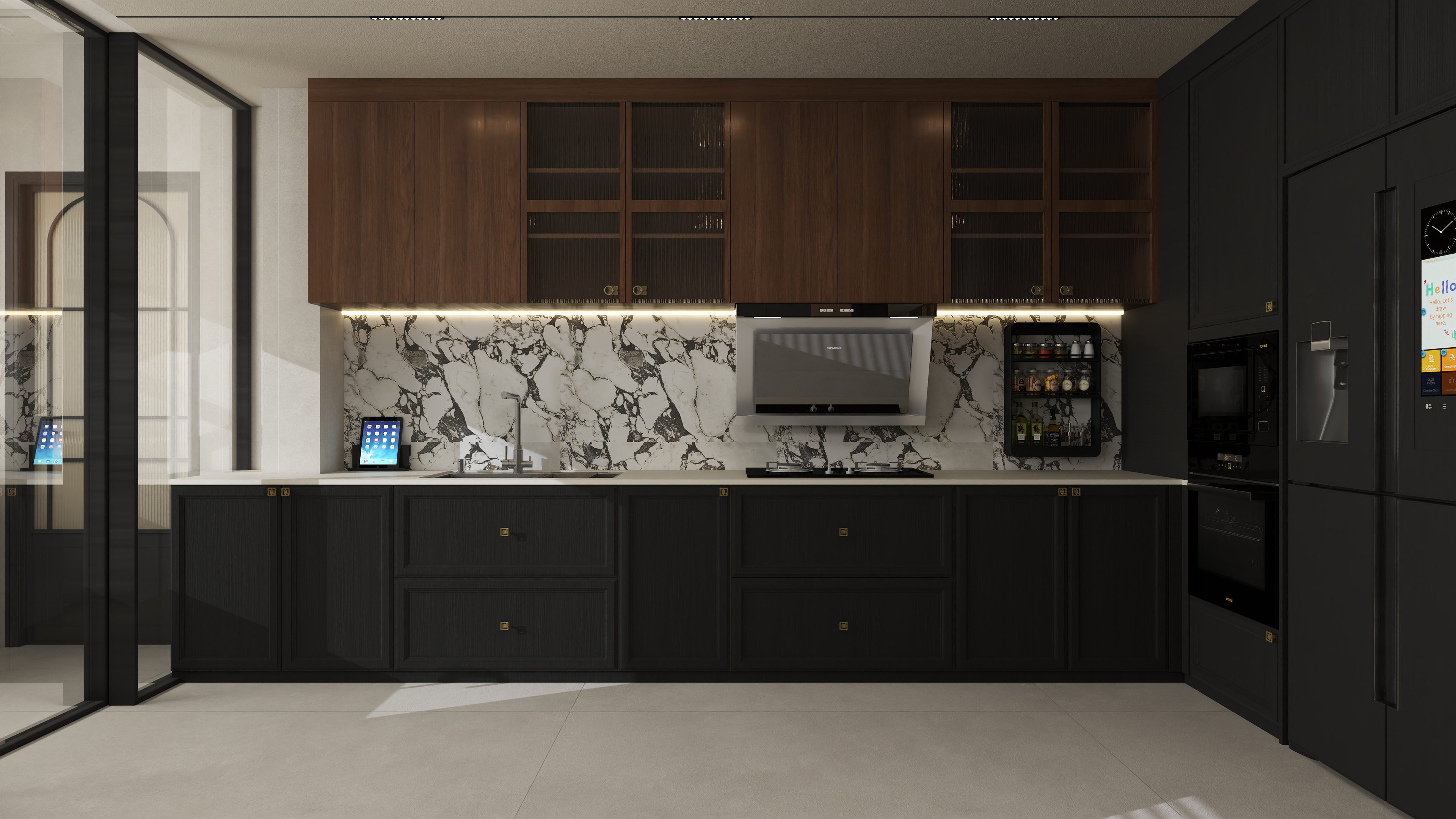 张煜强煜境设计-279平米现代中古大平层装修效果图