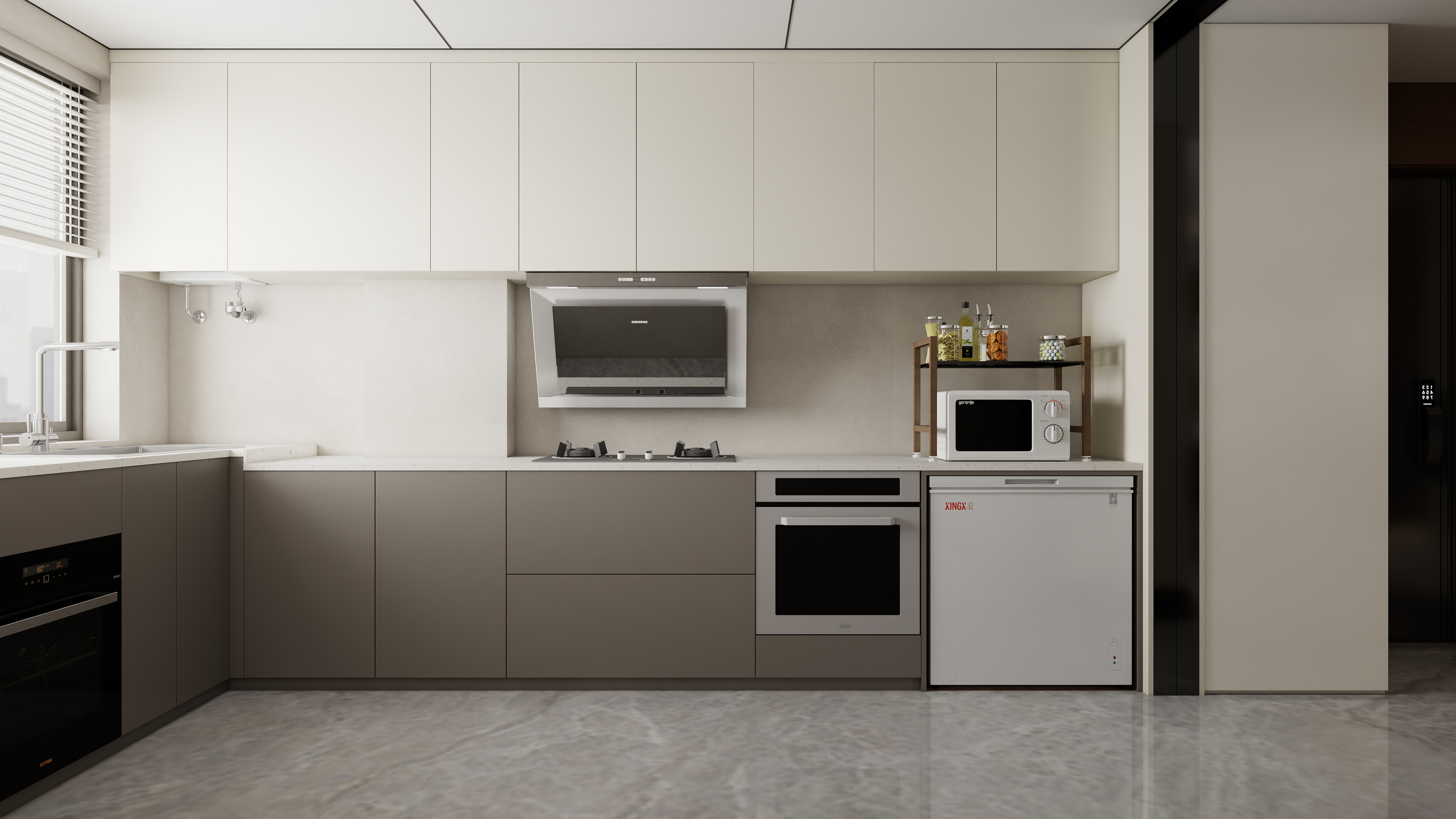 张煜强煜境设计-155平米现代轻奢四房装修效果图