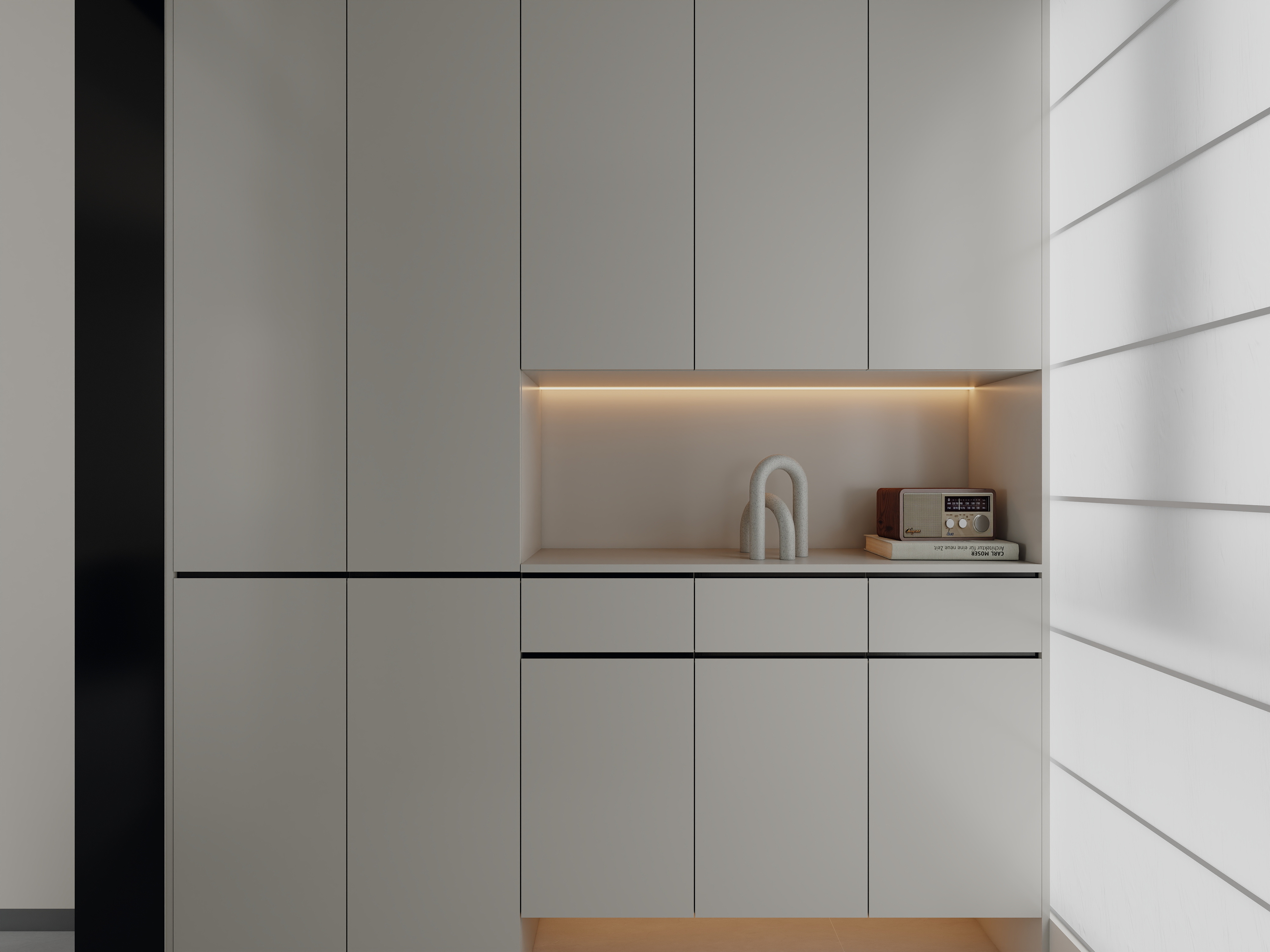 艺雅丽-128平现代简约翡翠学府 装修效果图