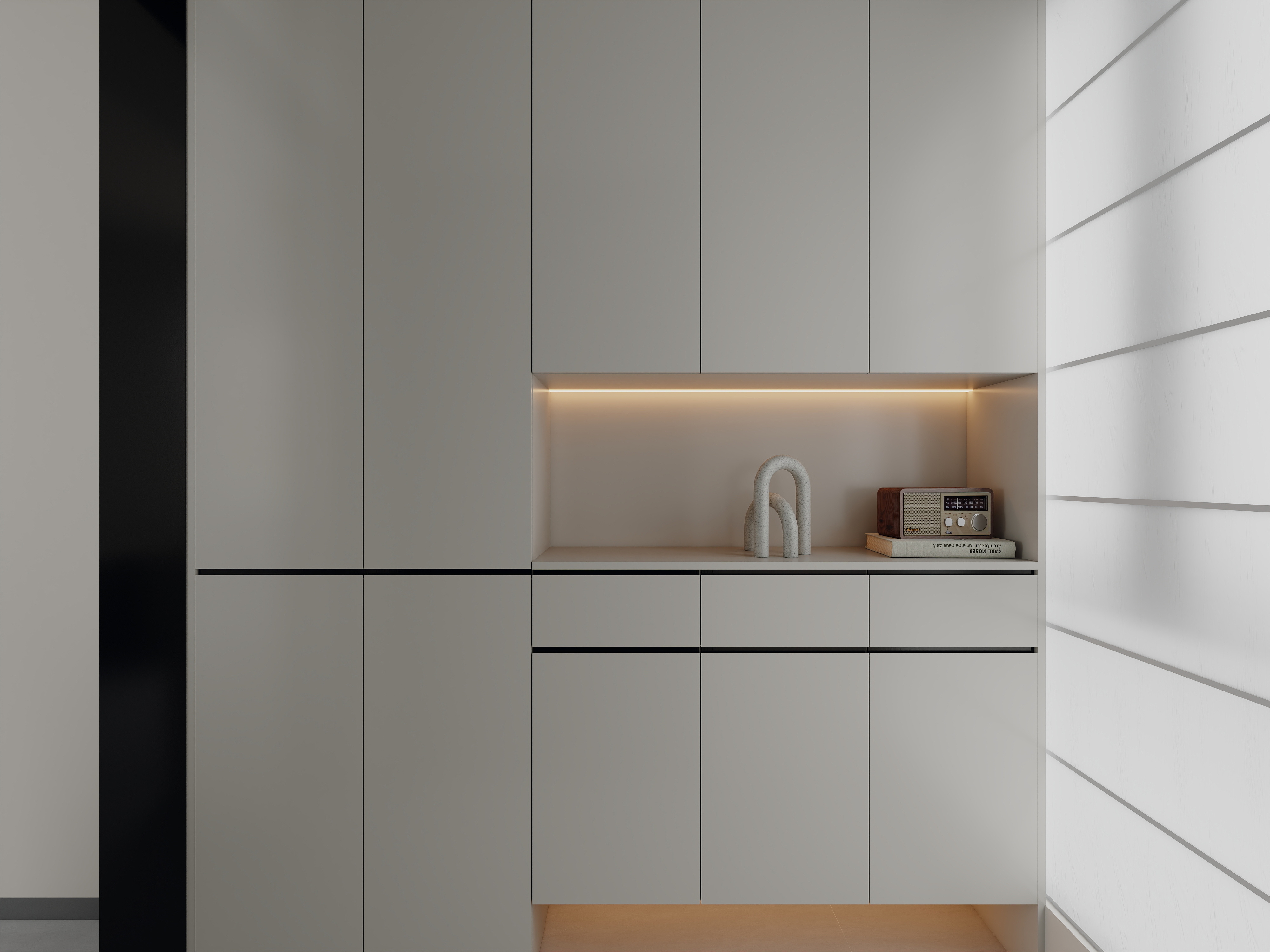 艺雅丽-128平现代简约翡翠学府装修效果图