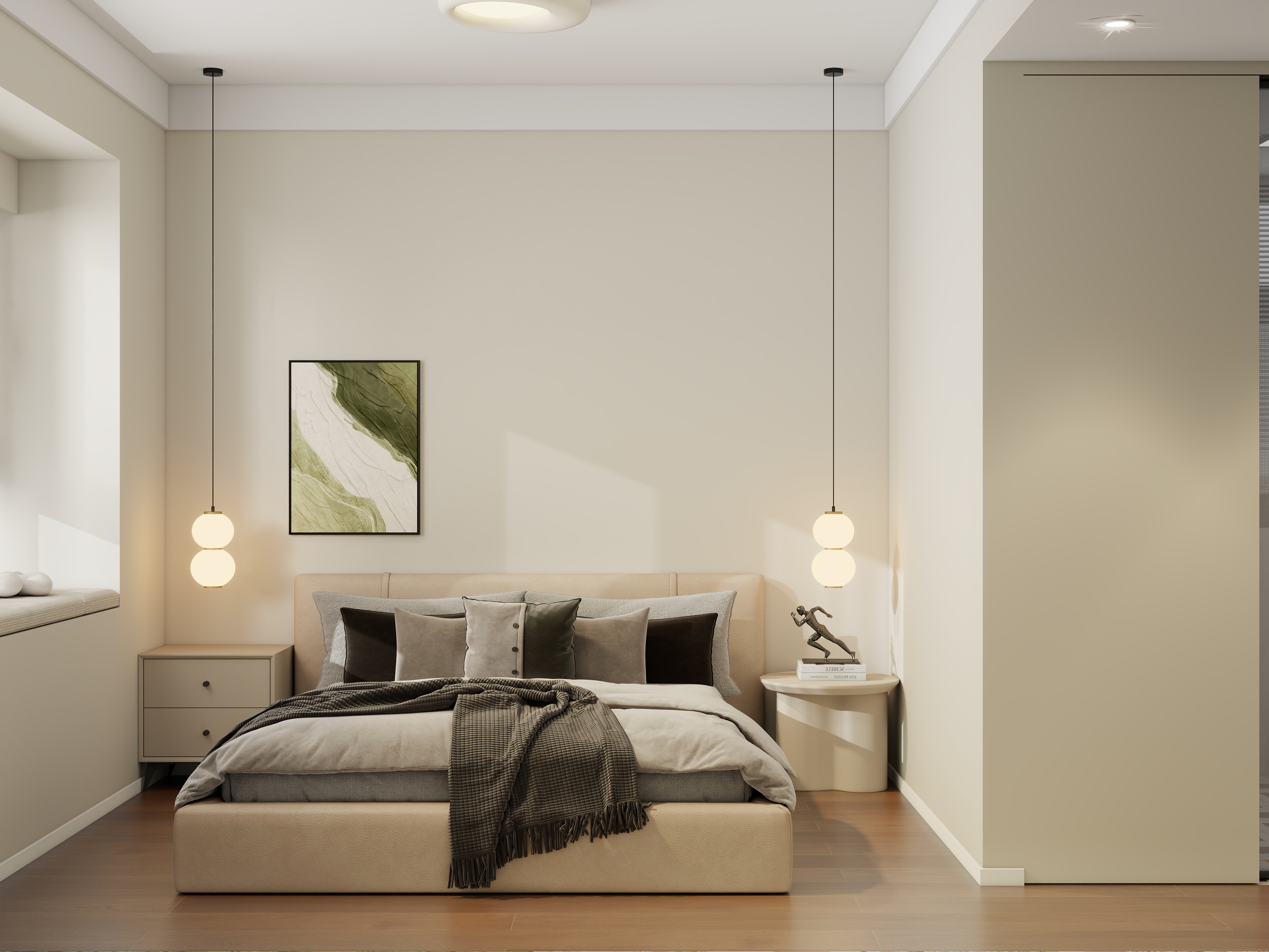 设计师珂源-康馨家园侘寂128㎡4室装修效果图