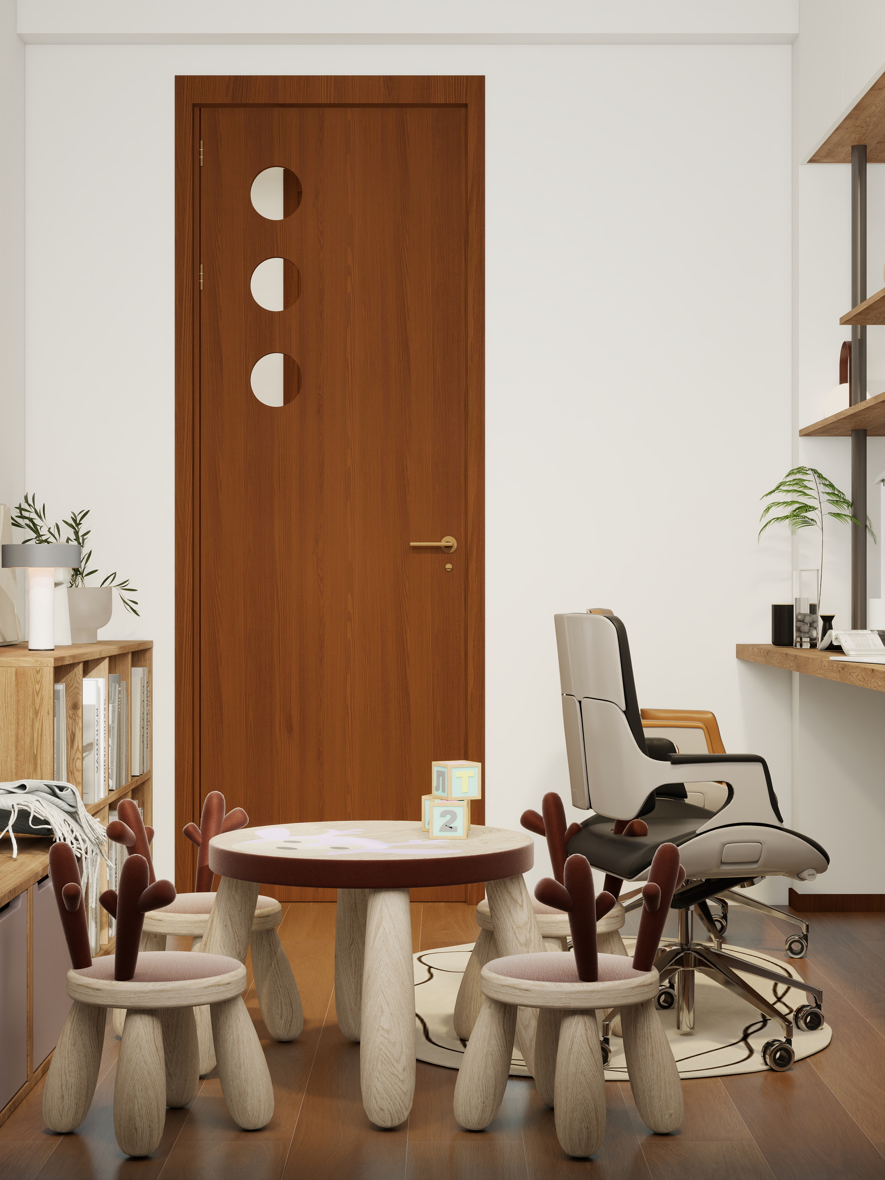 设计师珂源-康馨家园侘寂128㎡4室装修效果图