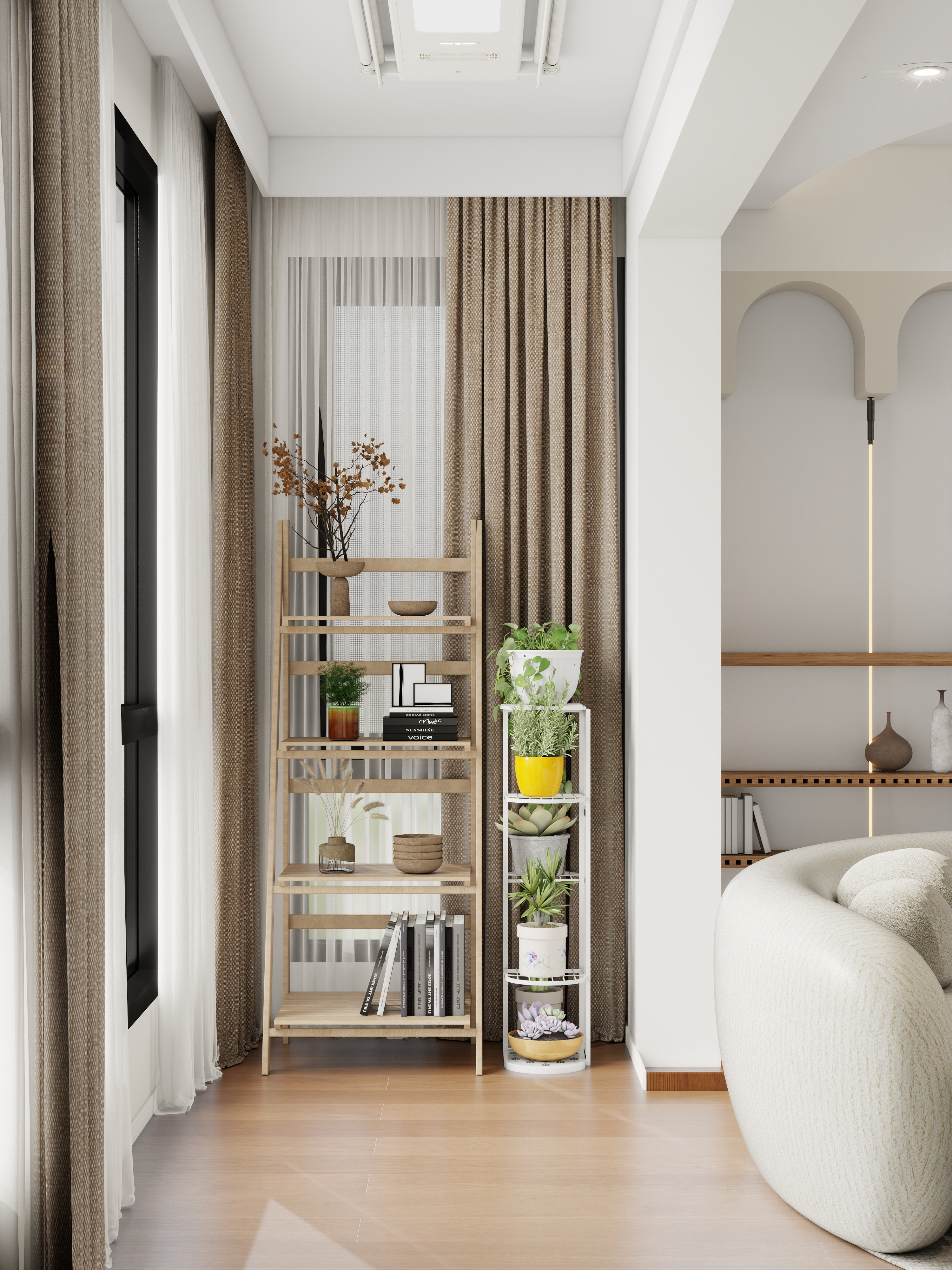 设计师珂源-康馨家园侘寂128㎡4室装修效果图