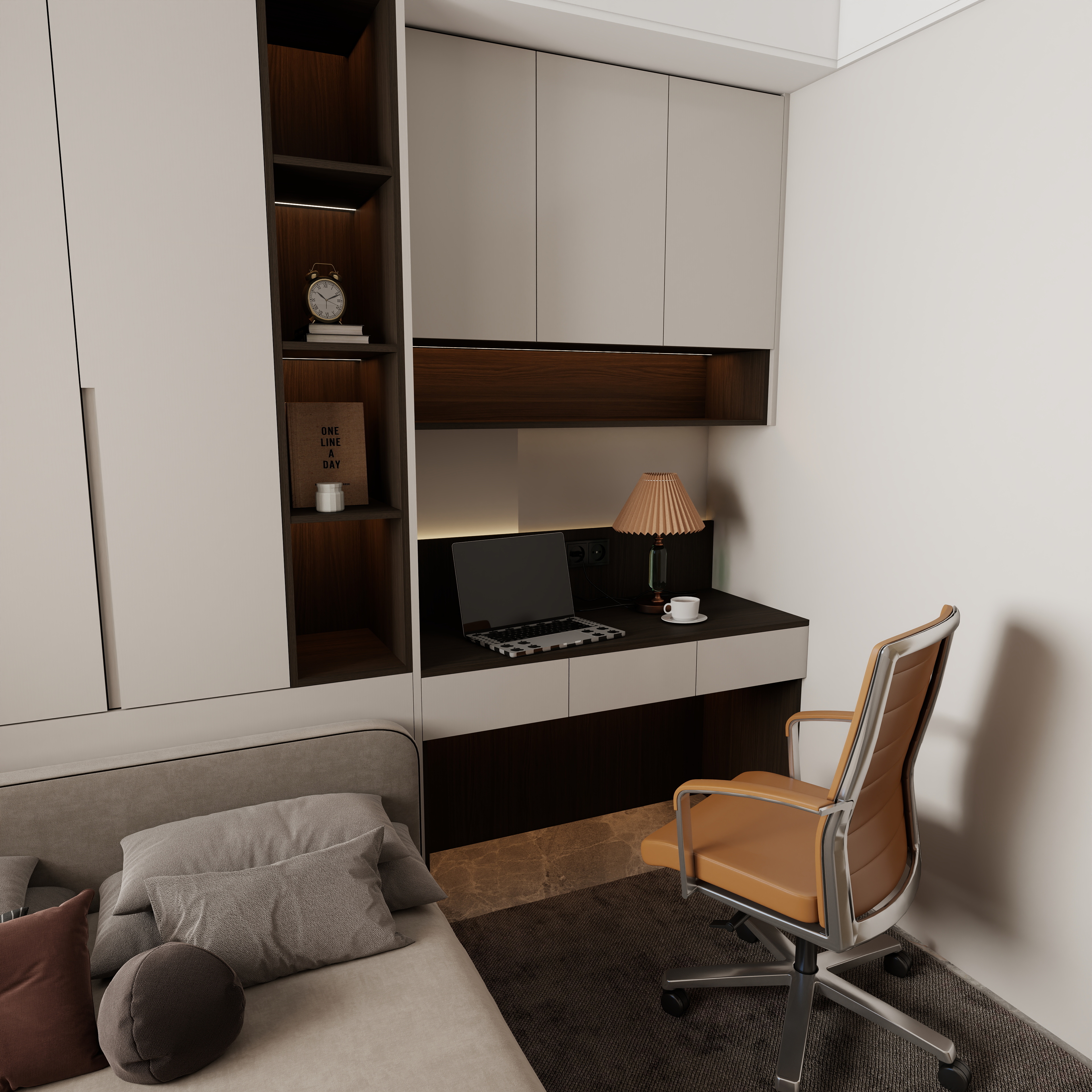 安尼尔家居定制-猫-锦绣天下一期132㎡3室装修效果图