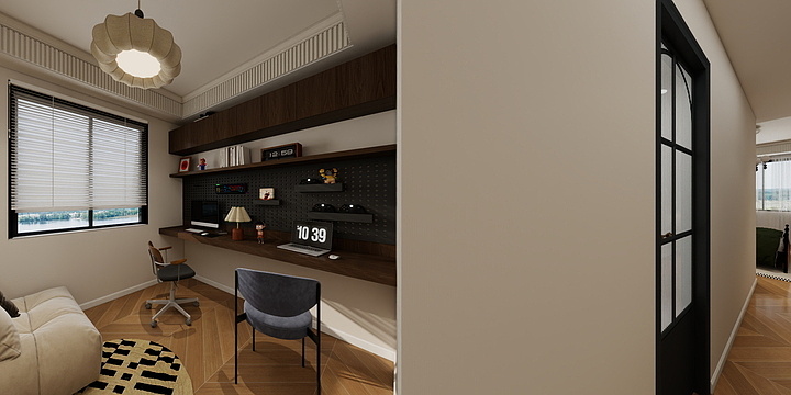 三只小鱼-翰林府效果图-版-装修设计方案