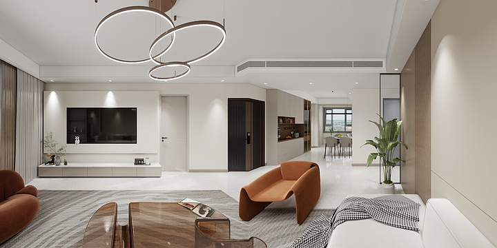 张飞13687664845-中铁阅峰125现代简约2-装修设计方案