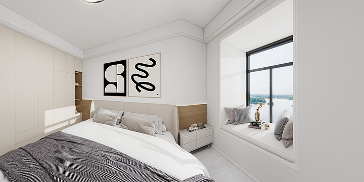 梦阁全案设计-宜化新天地陈总雅居效果图-副本-装修设计方案