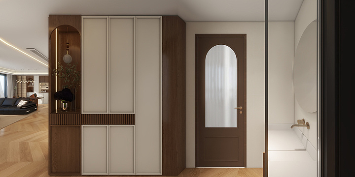 WANGQIANGD-未来之城137-7-2-701中古风-装修设计方案