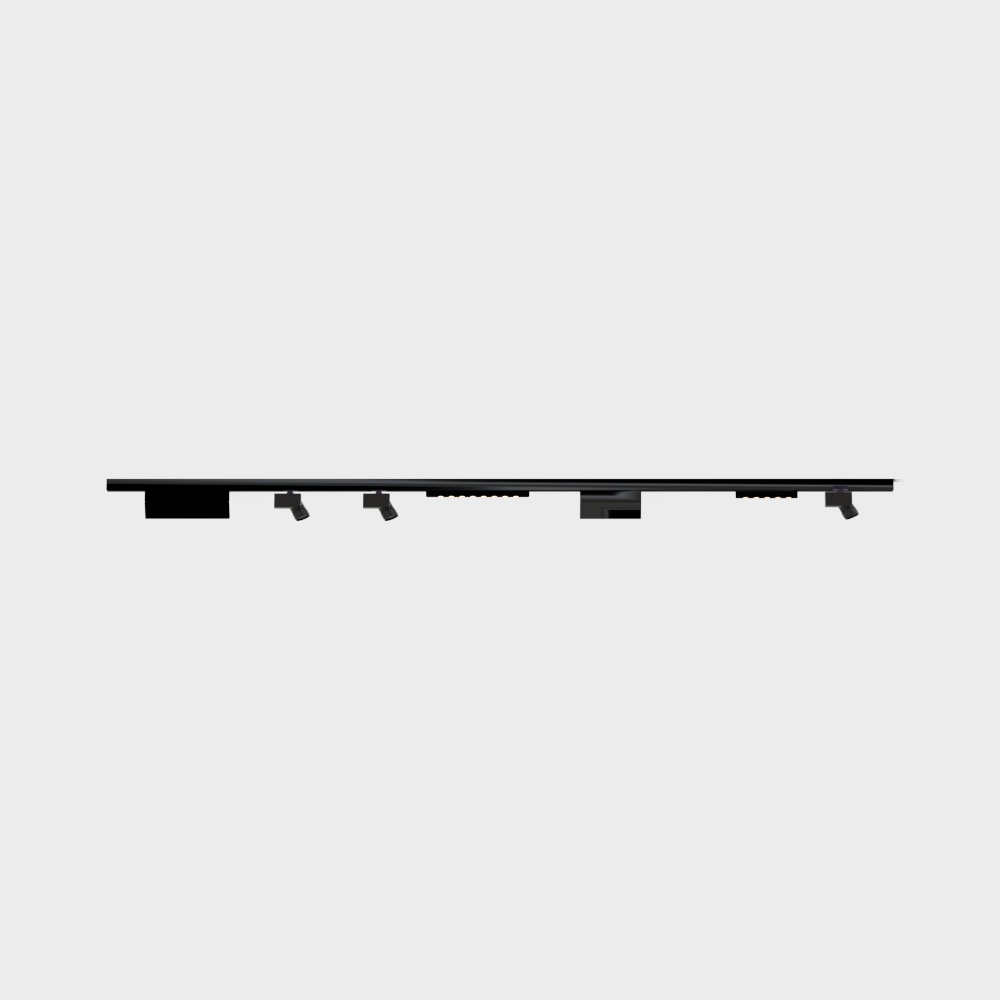 现代轨道射灯 3D模型