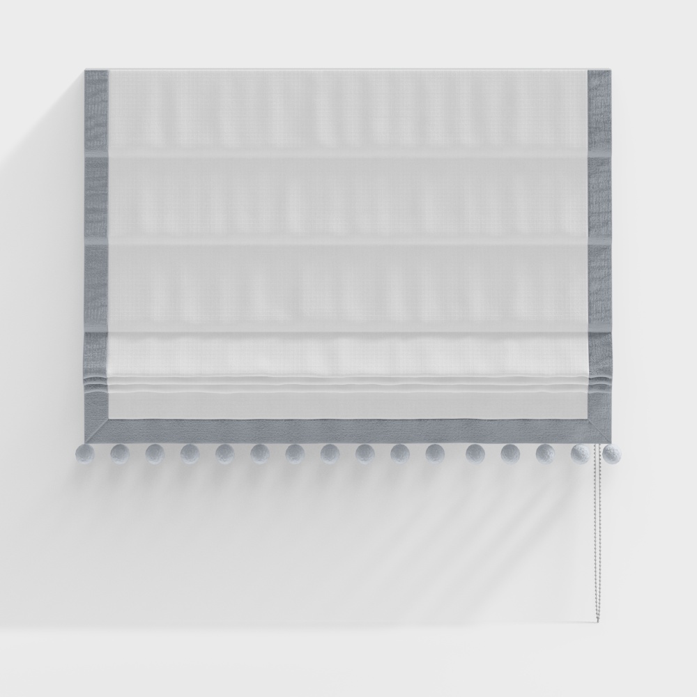 现代提拉帘3D模型