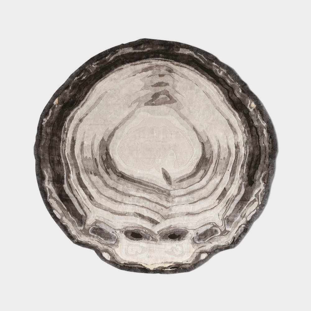现代新中式异形地毯3D模型