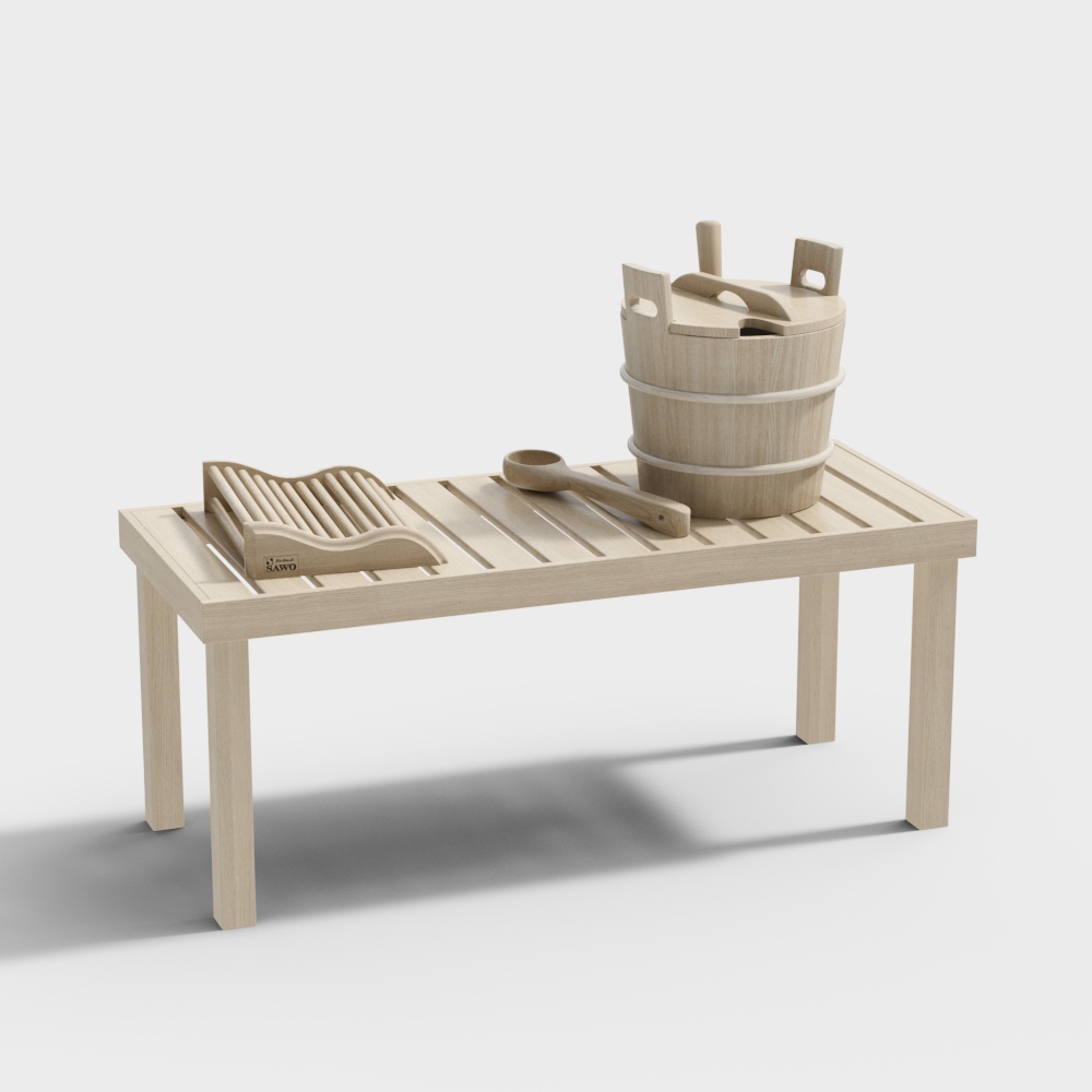 SAWO桑拿房足浴桶3D模型