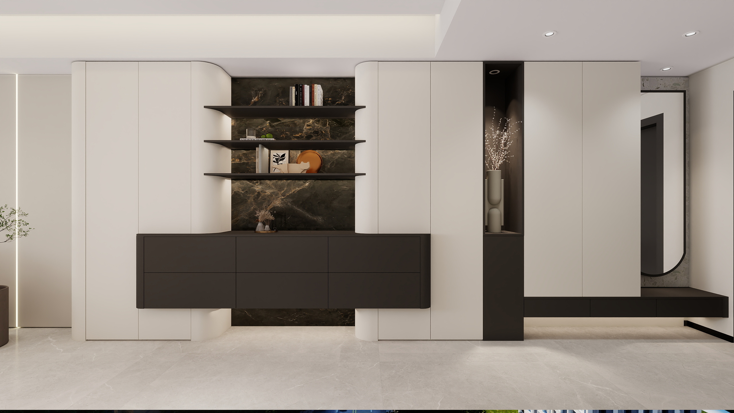 136****1393gvSq-现代简约 黑白灰 （完）-装修设计方案