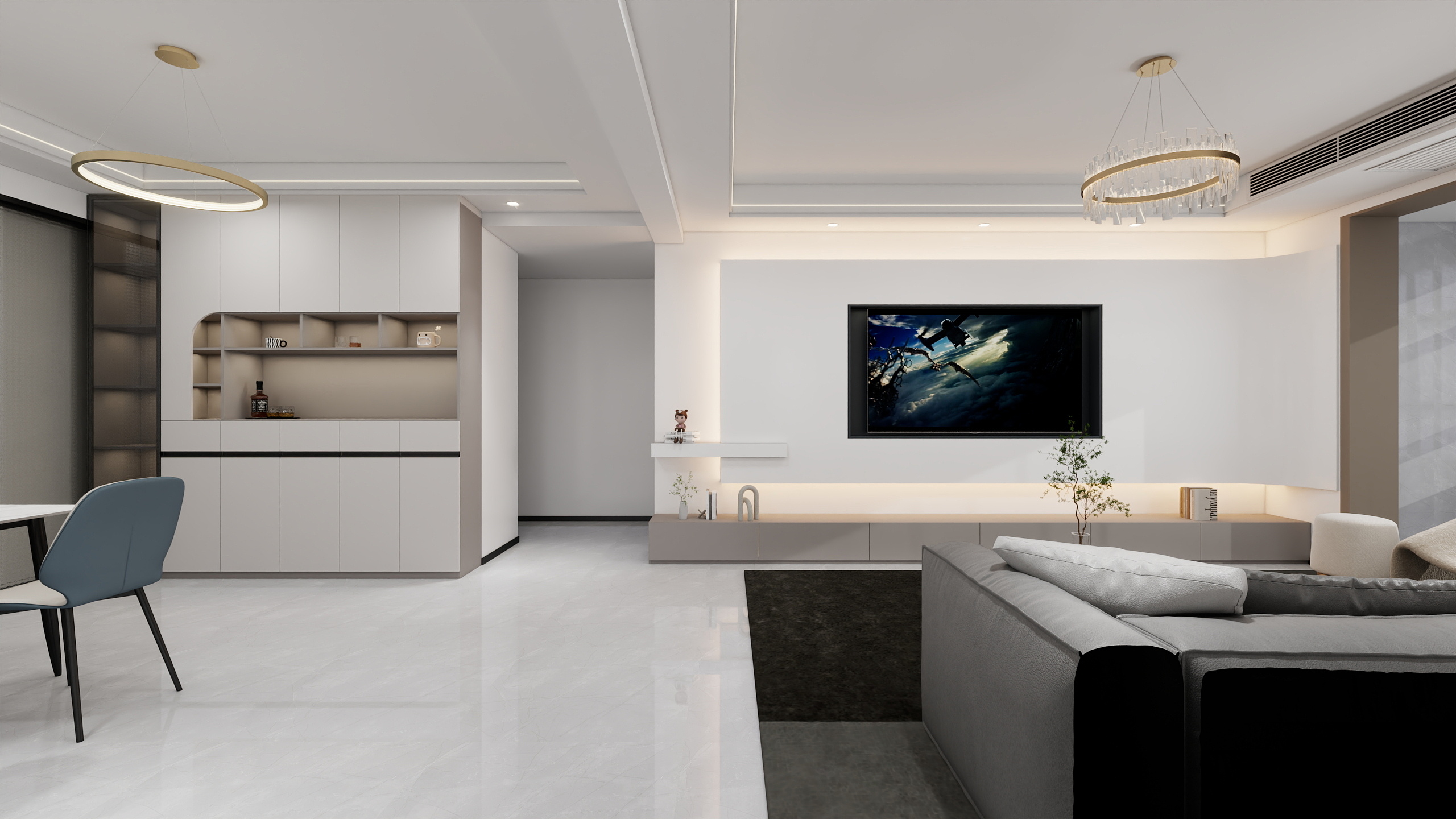 电脑猫-现代简约-装修设计方案