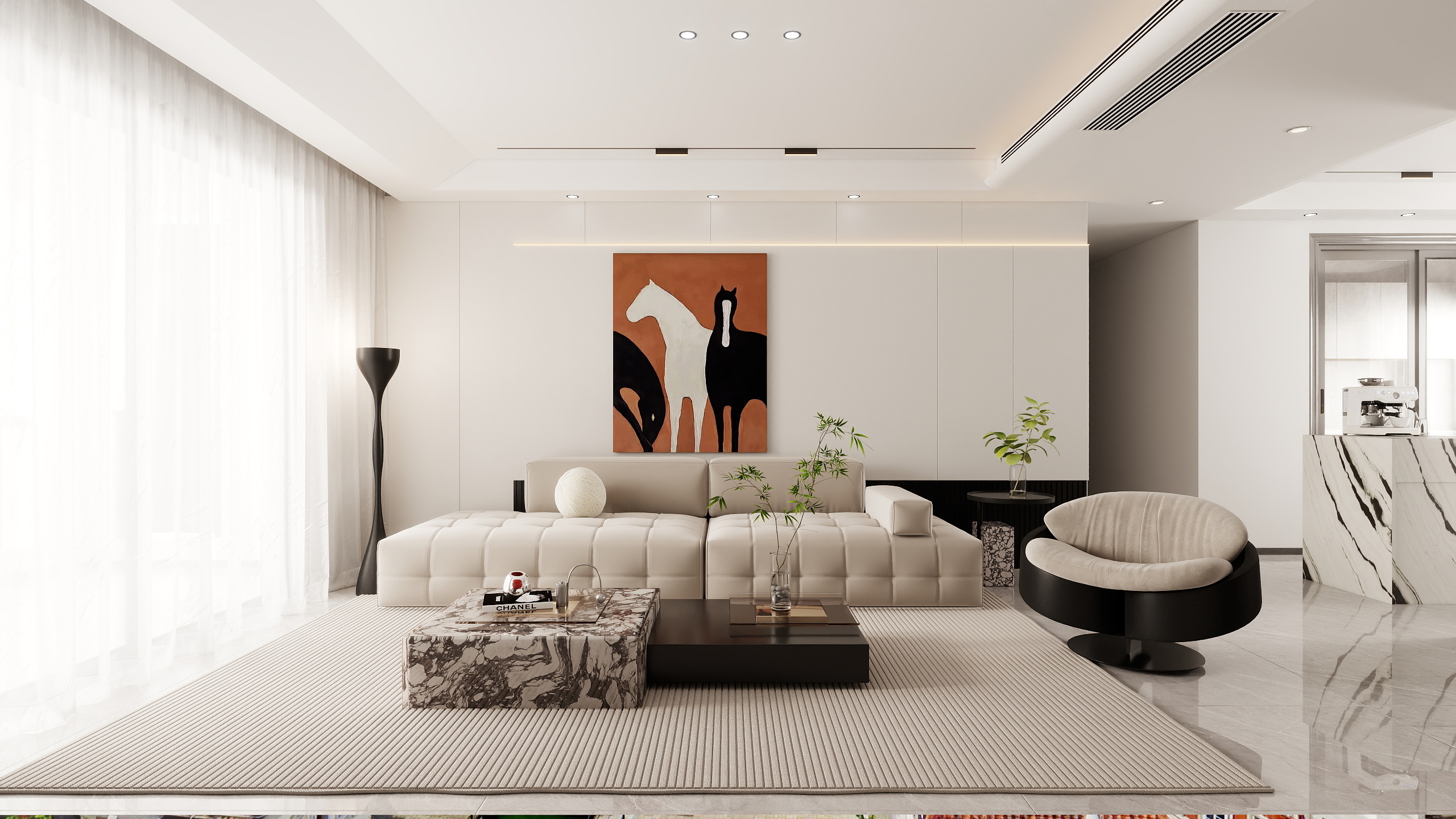 在线设计方案-108平米现代-装修设计方案