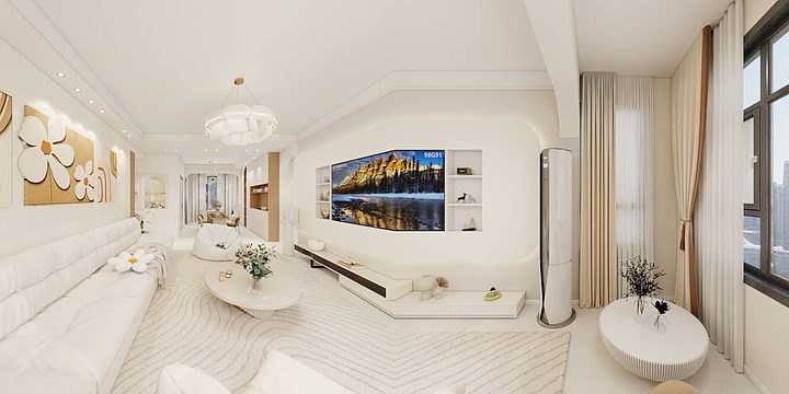 大班装饰集团设计中心-梦想城8-1-101刘菲效果图-装修设计方案