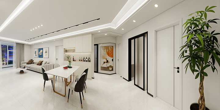 装饰设计~雅丽-艺境四室两卫-装修设计方案