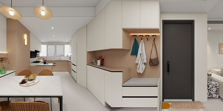 王国瑞-水清年华花园1号楼6楼602(3.20)-装修设计方案