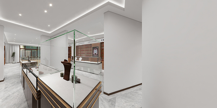 共诚装饰空间设计-邢庄子二层门市-装修设计方案