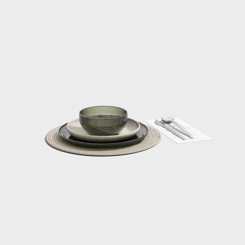 现代轻奢餐具3D模型