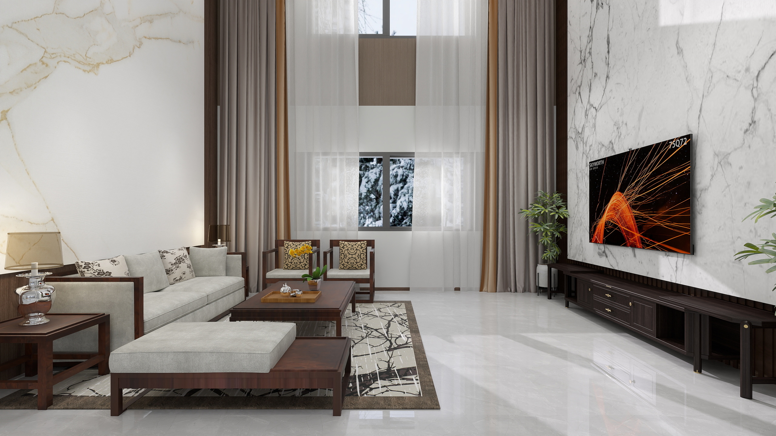 电脑猫-别墅287㎡4室-装修设计方案