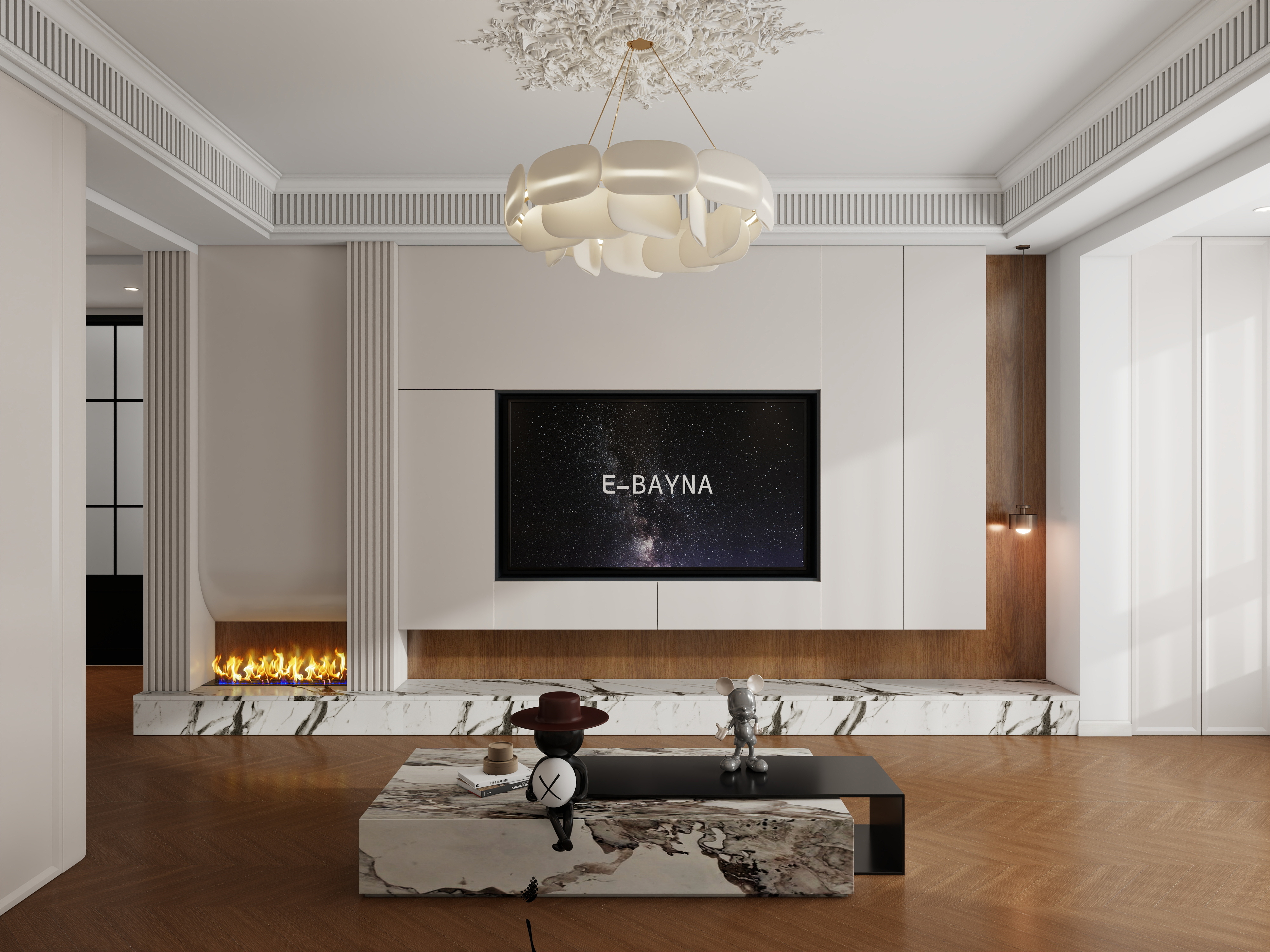 鲁大师-空間設計V-东方世纪嘉园98平  轻法式风格-装修设计方案