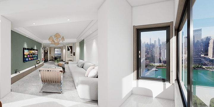 高端设计装饰-科教城酷家乐-1-装修设计方案