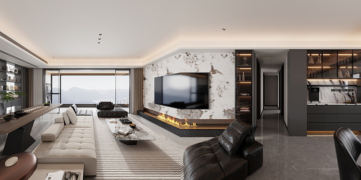 全案设计丨徐月坤-现代轻奢-装修设计方案