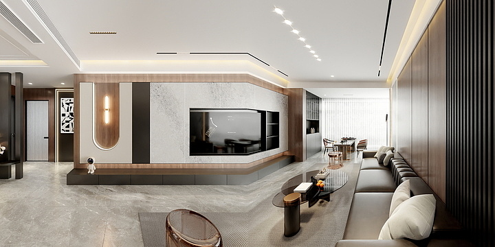 艺空间装饰设计-王小权-建业紫园126三室意式风格15-3-202-装修设计方案