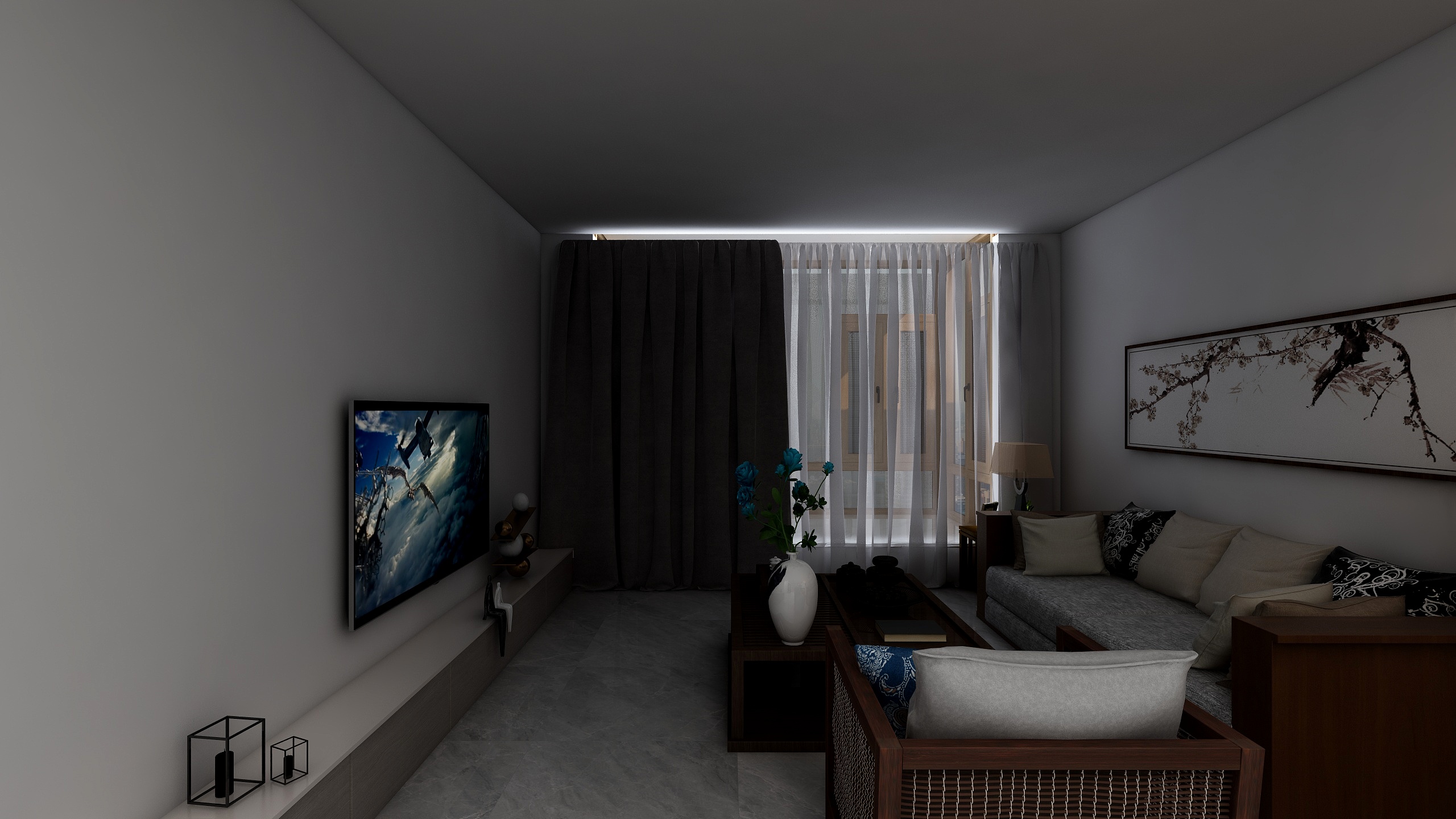 1983*CpMd-135㎡3室-装修设计方案