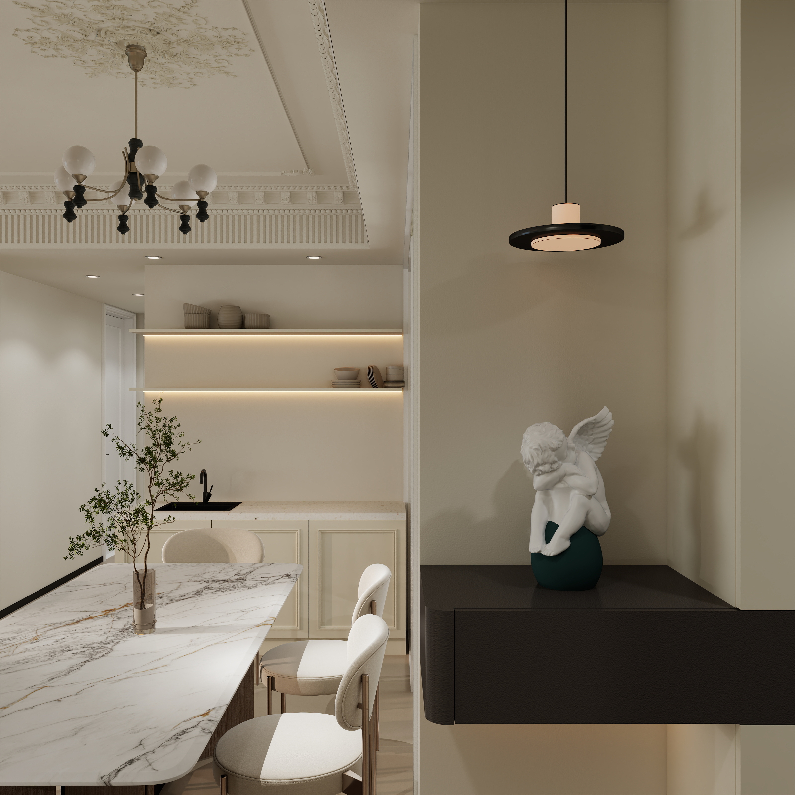 兜中の猫-中海桂语江南装修效果图