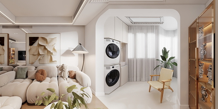 共构异同-柳埠小区67㎡2室-装修设计方案