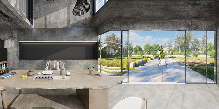 陈星水-源昌工业风办公室-装修设计方案