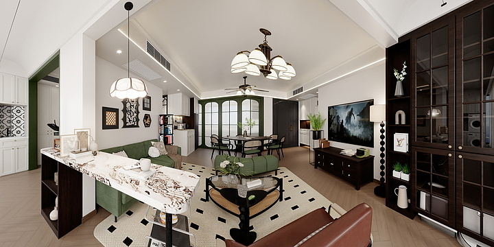 全案设计吴道虎-绿城沁香园陈总-装修设计方案