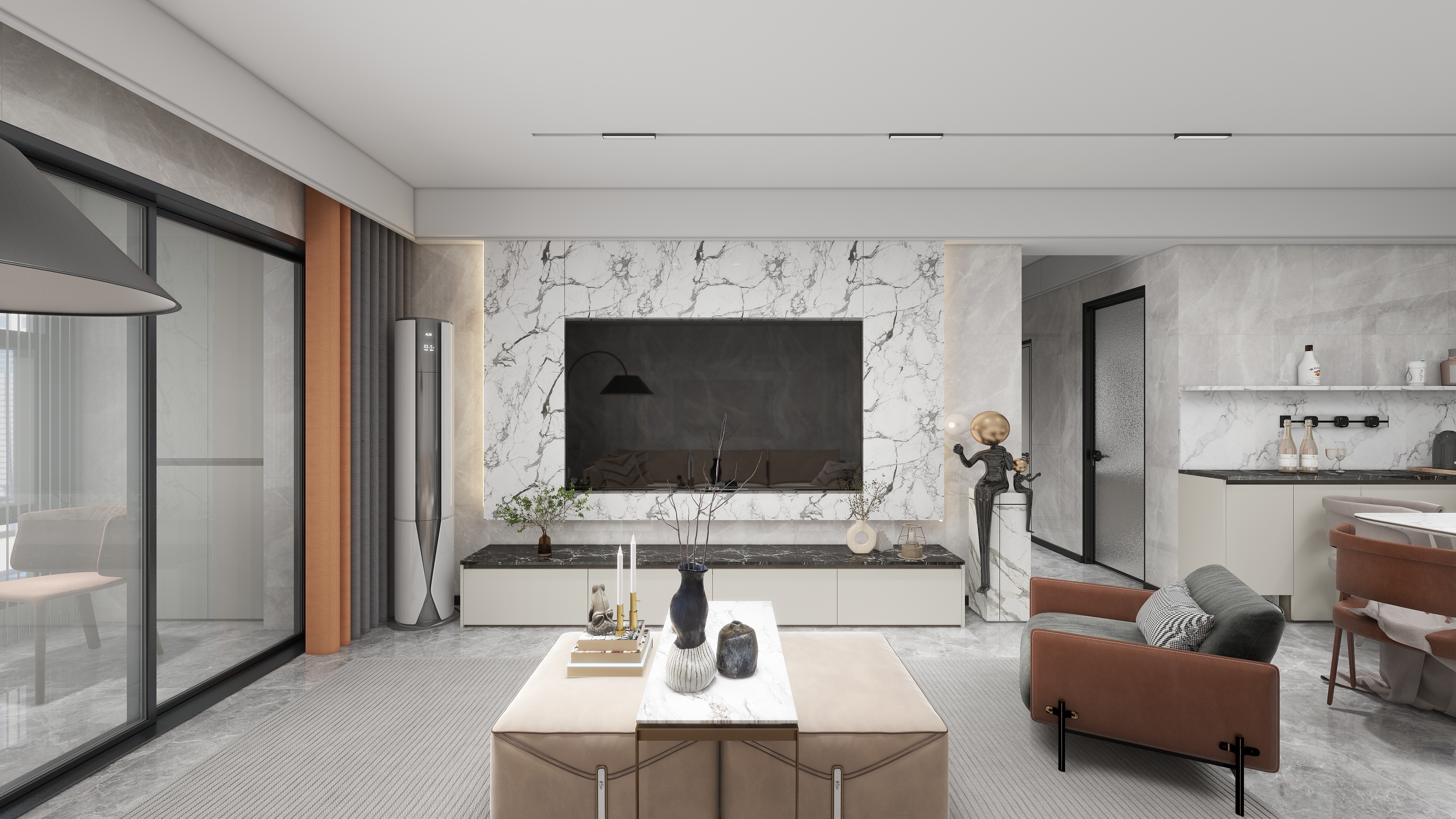 广州全屋定制设计师朱兴-锦绣半山御景花园109m²-装修设计方案