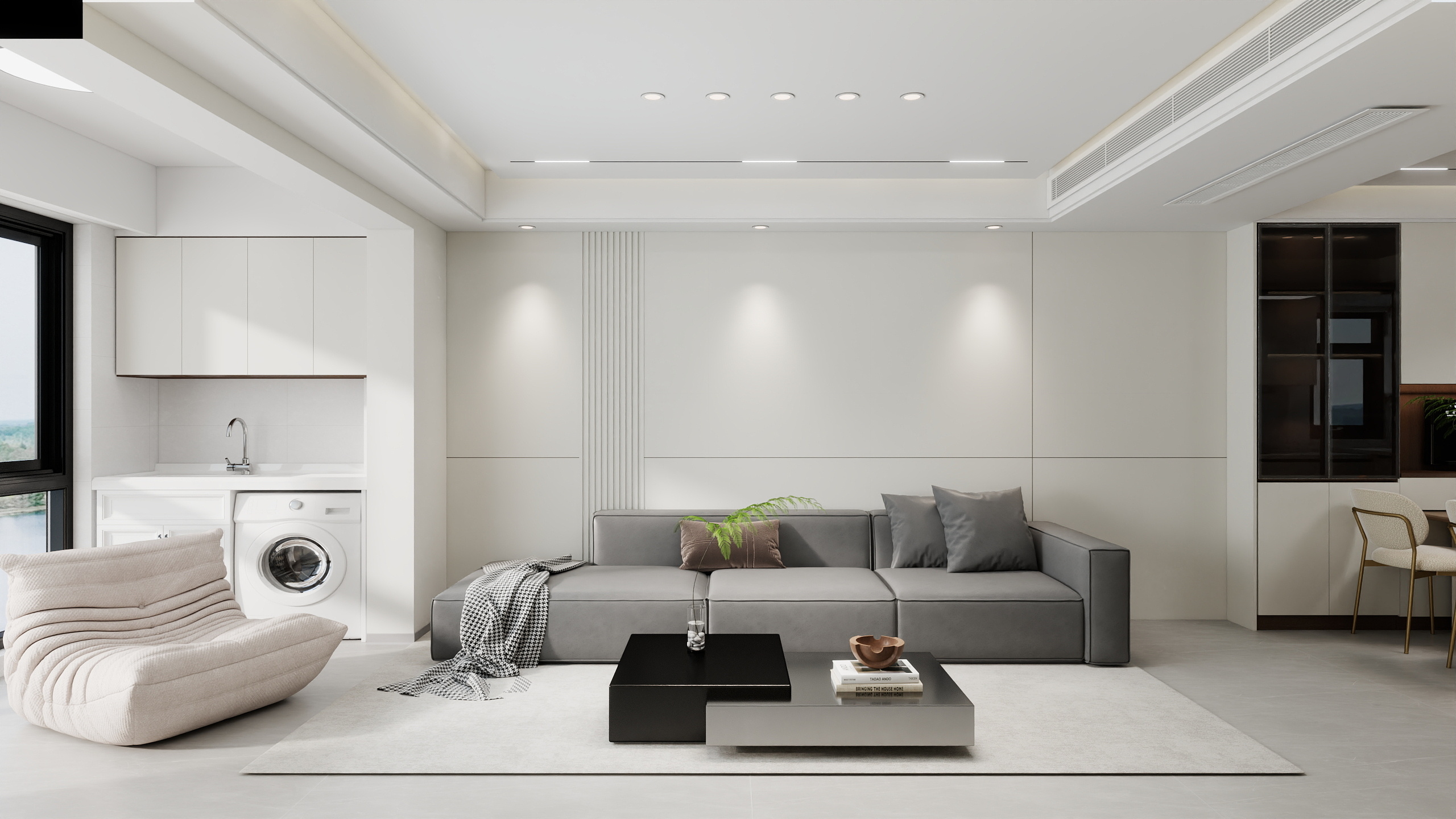 小胡设计-国建现代简约102㎡3室-装修设计方案