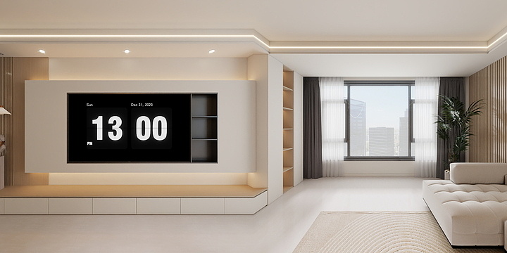 闲云野设-景隆瑞园133平王总-装修设计方案