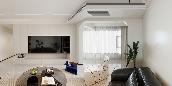 简薇设计-现代三室-装修设计方案