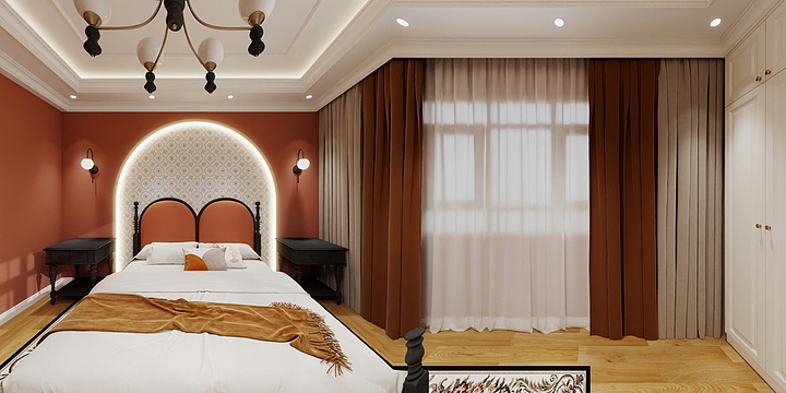 萨比提-紫峰广场2-2-704-装修设计方案