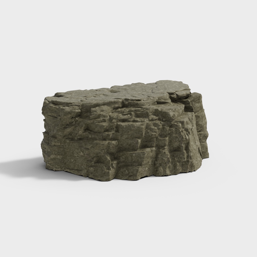 岩石石头3D模型