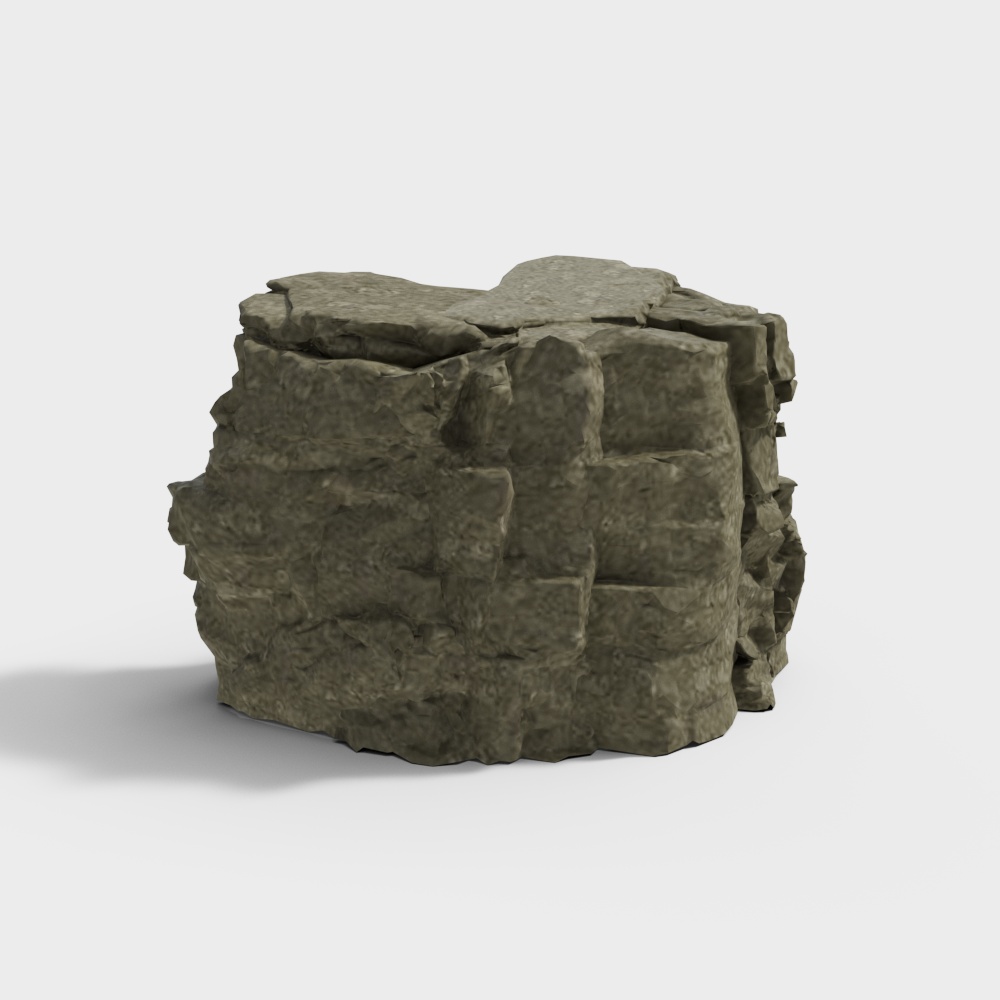 岩石石头3D模型